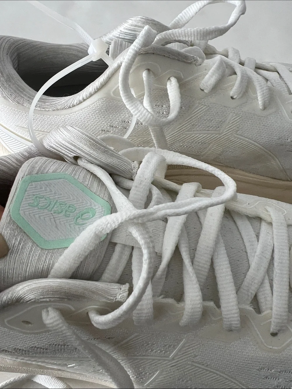 Asics Gel Kayano 30 White / White Running Shoes Men's 8.5